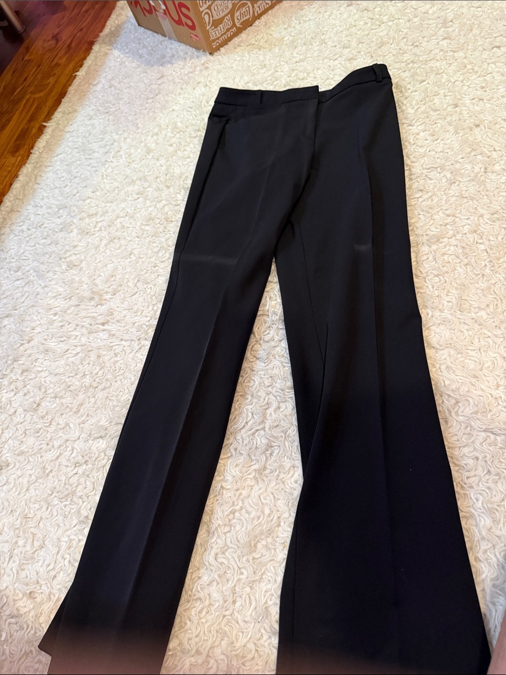 BCBGMaxAzria Black Tailored Dress Trousers